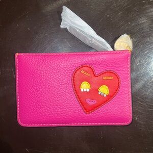 Tory Burch Perry Patchwork Hearts CardHolder Wallet Case